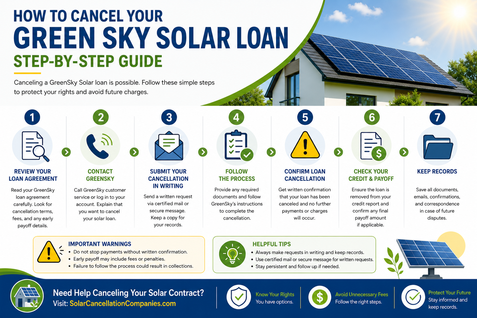 GreenSky Solar Loan Cancellation