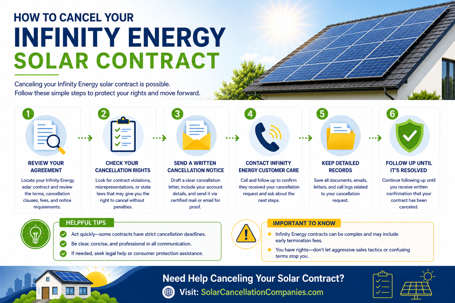 Infinity Energy Solar Contract Cancellation