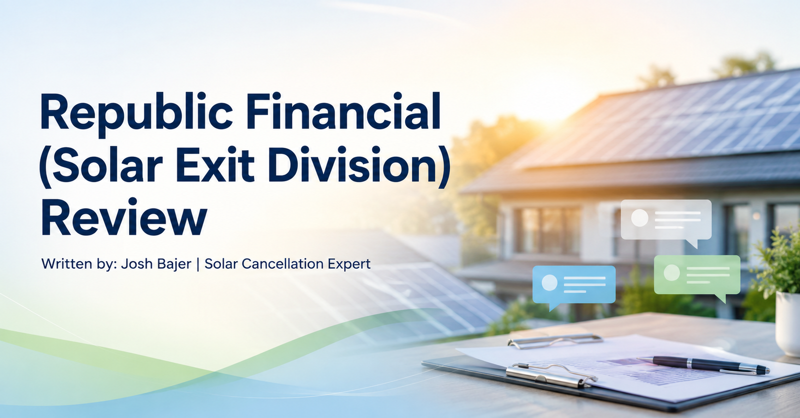 Republic Financial (Solar Exit Division) Reviews
