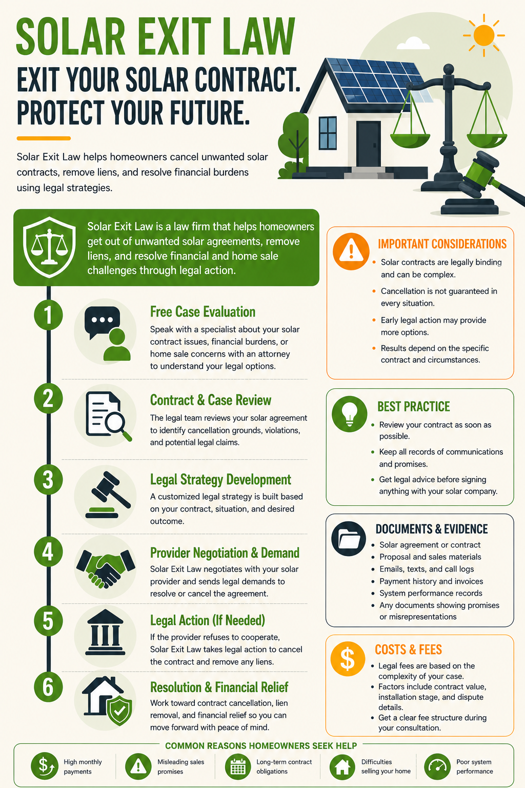 SOLAR EXIT LAW EXIT YOUR SOLAR CONTRACT