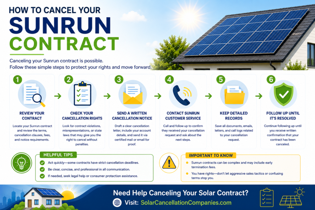 Sunrun Contract Cancellation