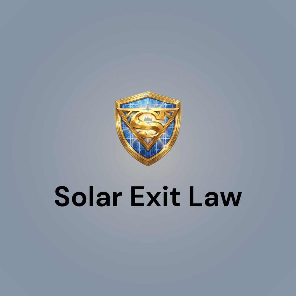 Solar Exit Law