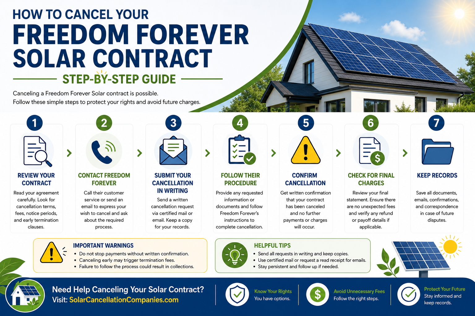 Freedom Forever Solar Contract Cancellation