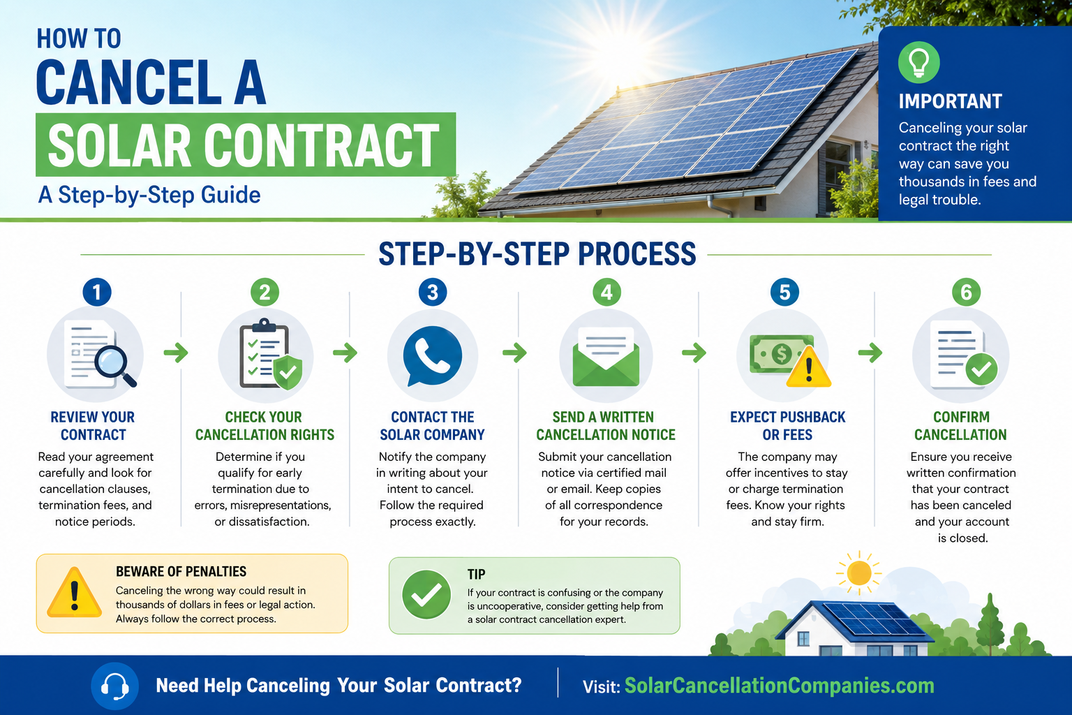How to Cancel Solar Contract