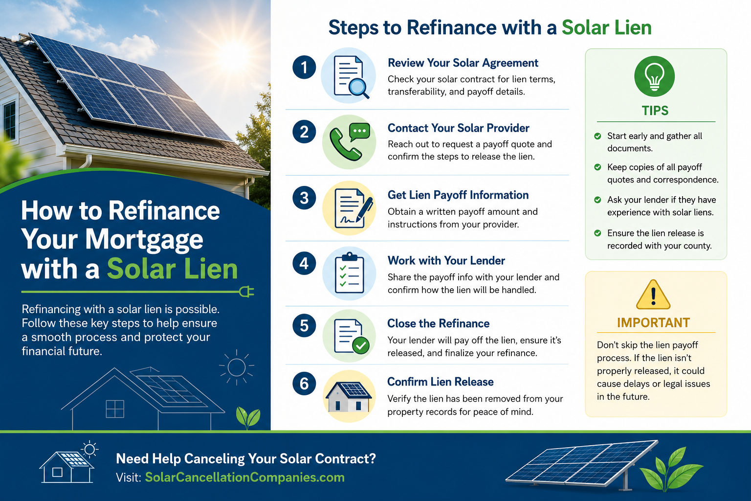 How to Refinance your Mortgage with a solar Lien