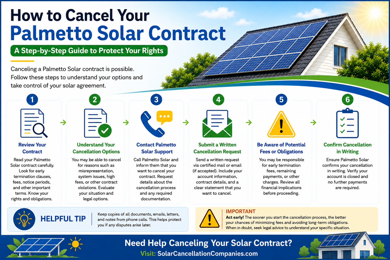 Palmetto Solar Contract Cancellation