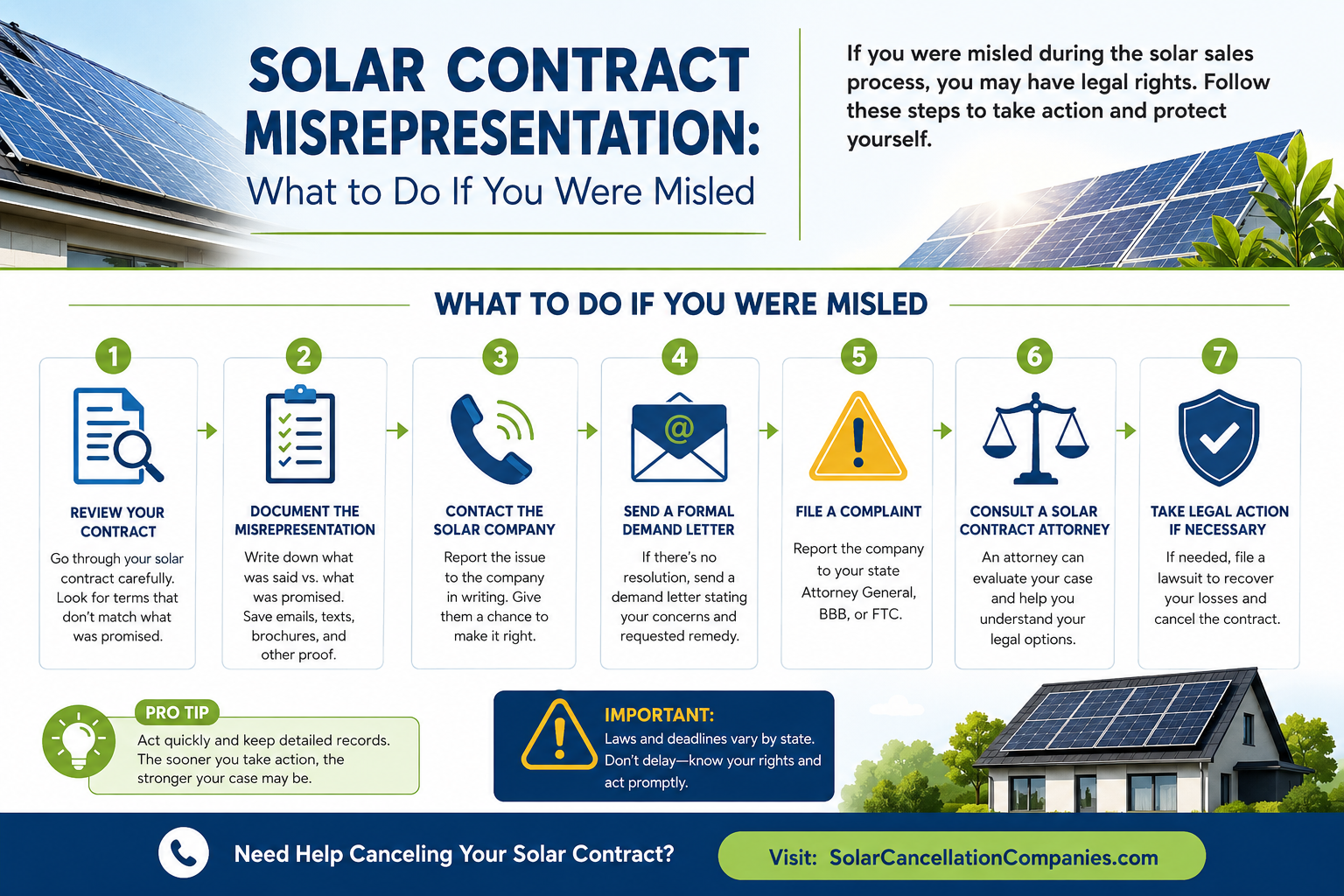 Solar Contract Misrepresentation