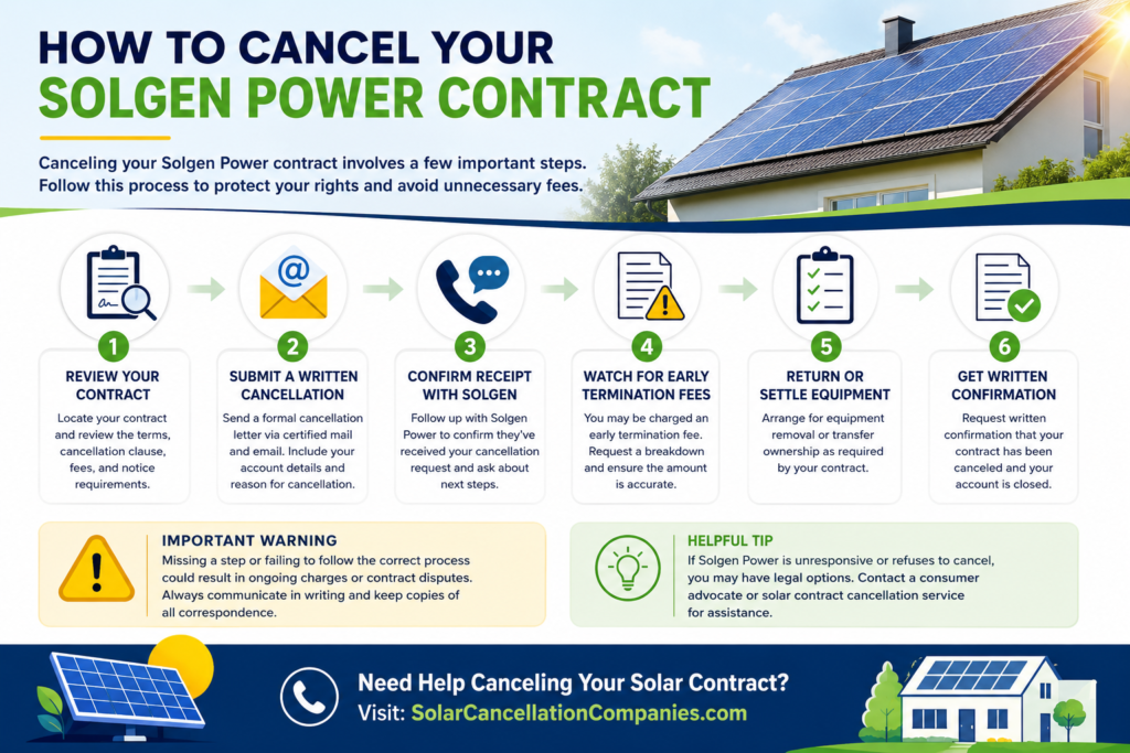 Solgen Power Contract Cancellation