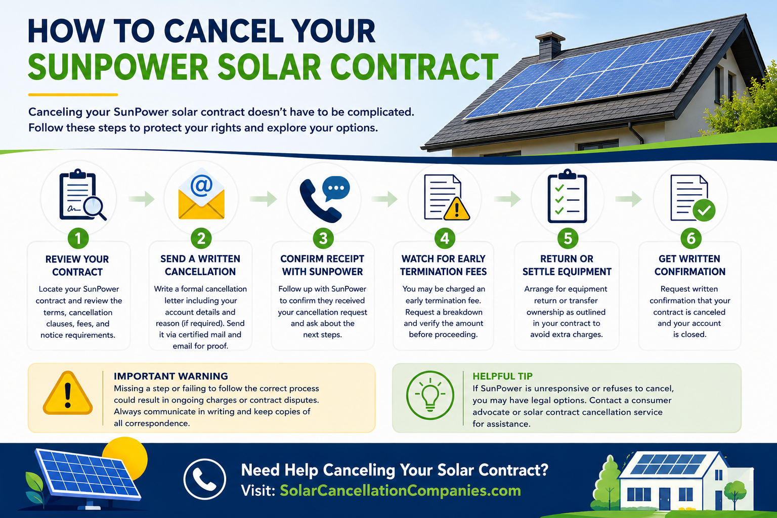 SunPower Solar Contract Cancellation