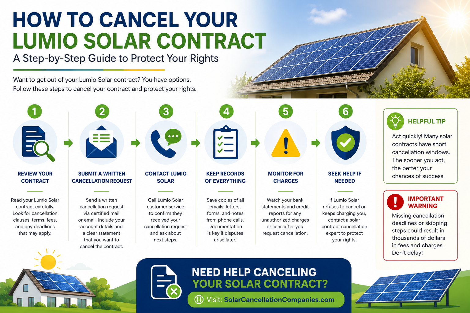 Lumio Solar Contract Cancellation