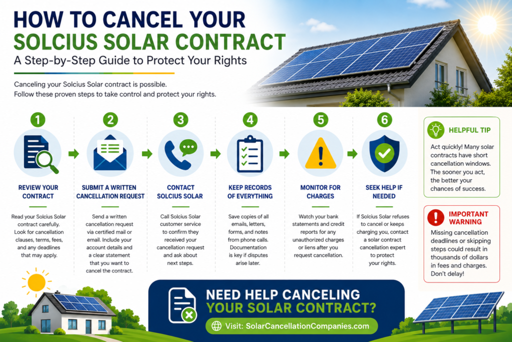 Solcius Solar Contract Cancellation
