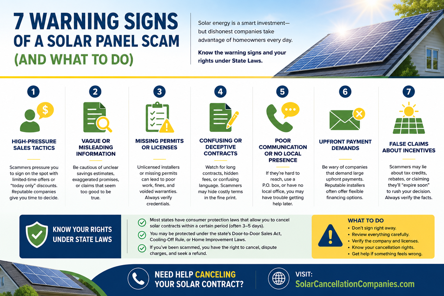 7 Warning Signs of a Solar Panel Scam (And What to Do)