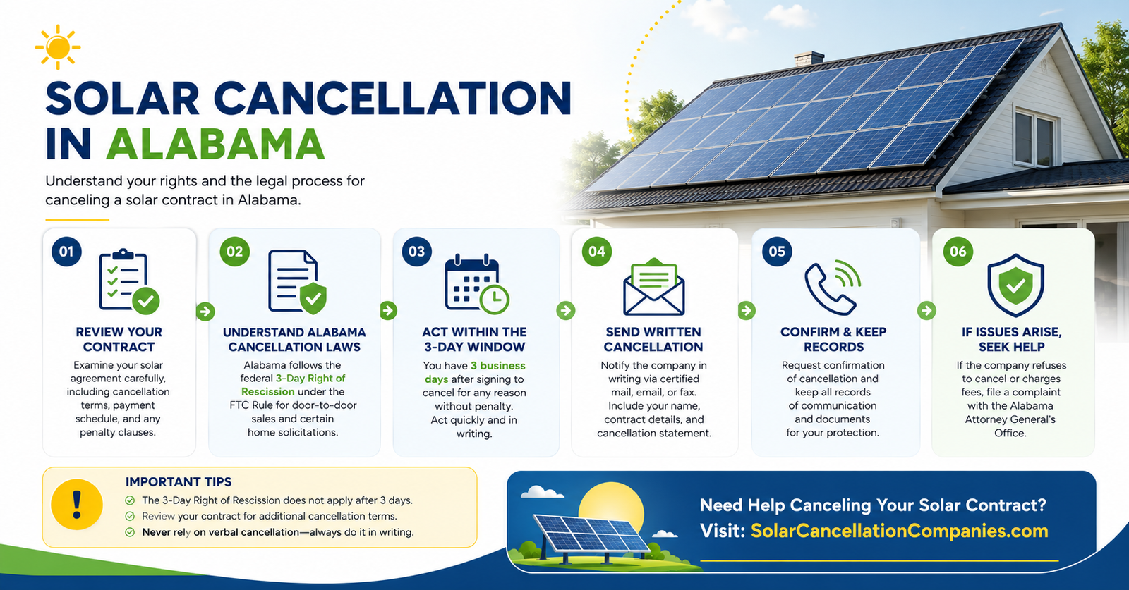 Solar Cancellation in Alabama