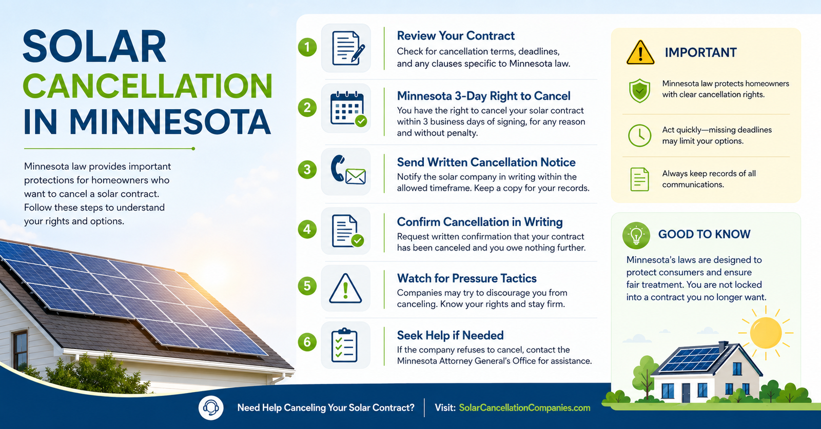 Solar Cancellation in Minnesota