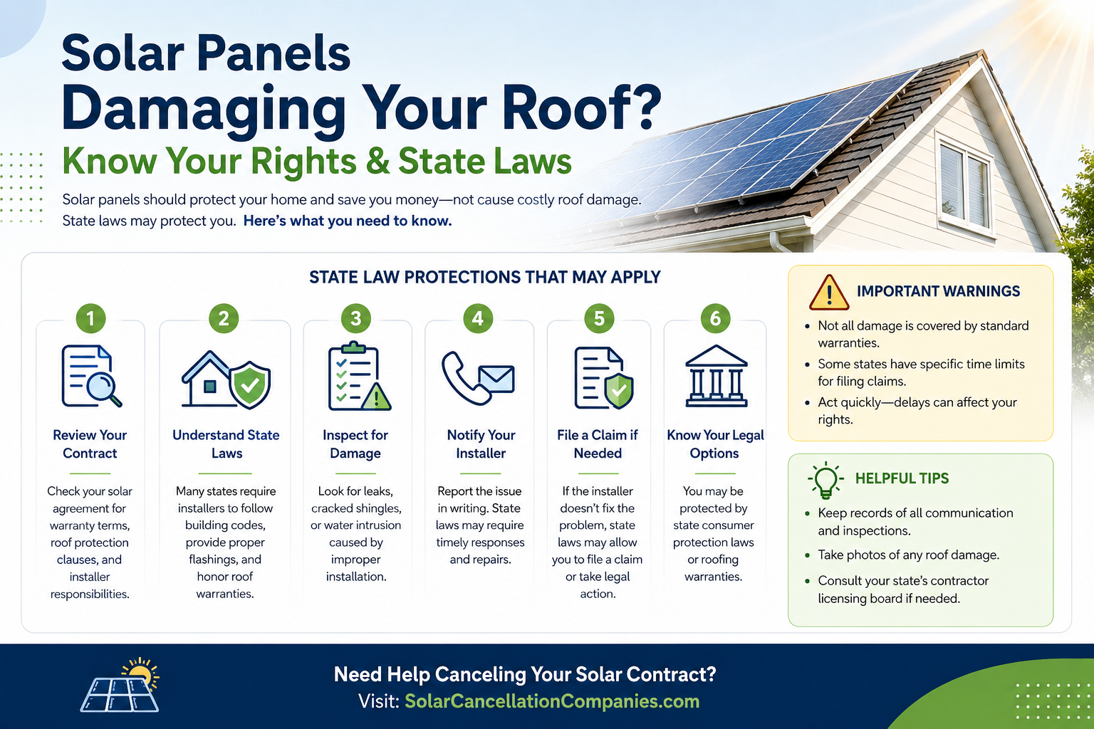 Solar Panels Damaging Your Roof