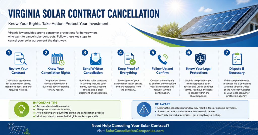 Virginia Solar Contract Cancellation