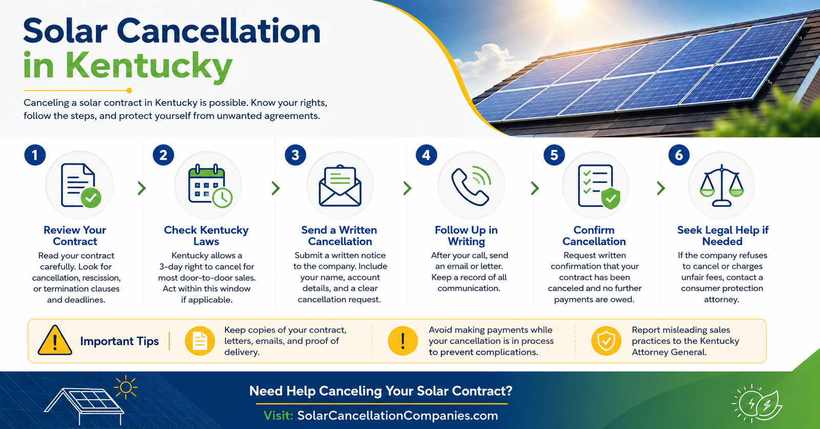 Solar Cancellation in Kentucky