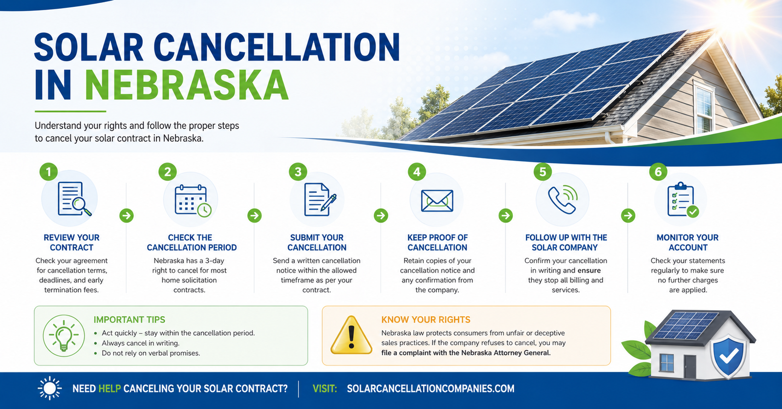 Solar Cancellation in Nebraska