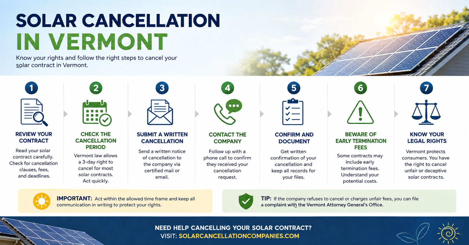 Solar Cancellation in Vermont