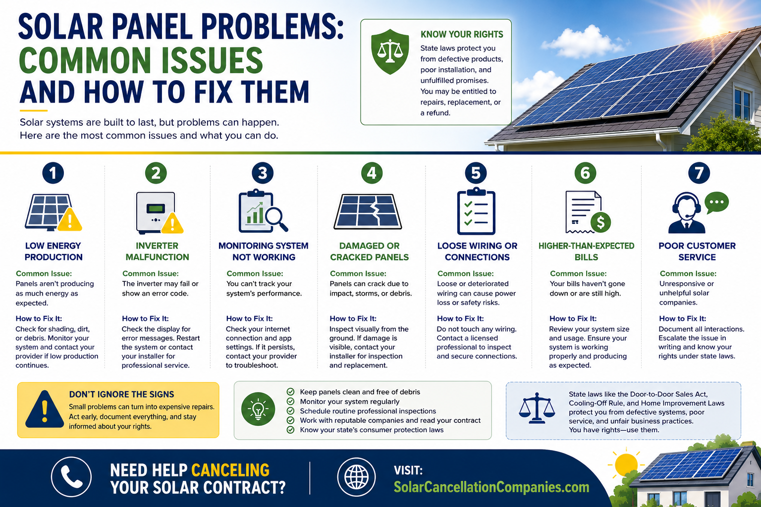 Solar Panel Problems Common Issues and How to Fix Them